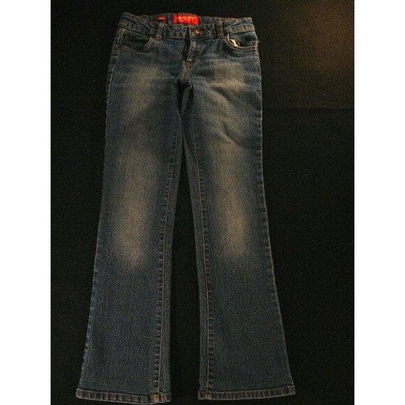 Arizona Jean Company Other - Arizona Kids Bootcut Jeans Tag 12 Regular Elastic Waistband Stretch Blue